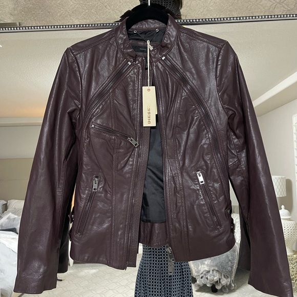 ❤️ DIESEL LEATHER JACKET ❤️ - Picture 1 of 3